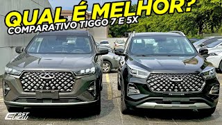 NOVO CAOA CHERY TIGGO 7 SPORT 2025 vs TIGGO 5X PRO 2025  QUAL MELHOR SUV NA FAIXA DE R130 MIL [upl. by Annaierb]