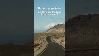 Get TEFL qualified and travel the world travel teachandtravel tefl [upl. by Englebert700]