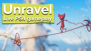 Unravel  Live PS4 gameplay [upl. by Kyle893]