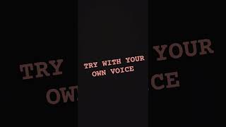 Try with your own voice Jo Tum mere Ho [upl. by Eimarej]