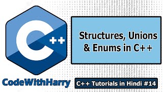 Structures Unions amp Enums in C  C Tutorials for Beginners 14 [upl. by Amena]