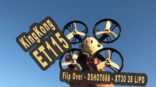 Kingkong ET115 FPV perfekte Übungsdrohne Flip Over Mode XT30 Fix [upl. by Notgnilliw]