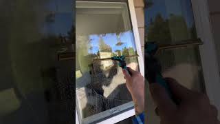 Window Cleaning Today  How to clean a window windowcleaning windowwashing [upl. by Sanger433]