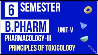 Principles of ToxicologyUnitIVBPharm6Semester [upl. by Nunnery59]