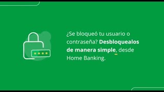 ¿Cómo desbloquear usuario y contraseña desde Home Banking de Banco Santa Fe [upl. by Aloiv]