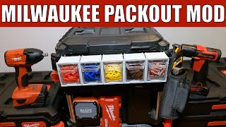 Milwaukee packout mods and ideas [upl. by Sudaorb750]