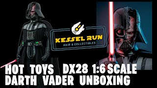 DARTH VADER from Kenobi Series Hot Toys Unboxing 16 Scale [upl. by Seabury]