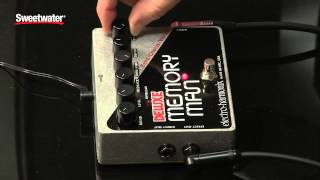 ElectroHarmonix Deluxe Memory Man Delay Pedal Review by Sweetwater Sound [upl. by Ehttam128]