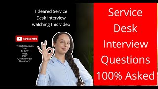 Service Desk Interview Questions and Answers  100 asked in interview servicedesk support [upl. by Aneled]