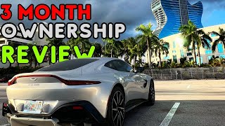 Aston Martin Vantage 3 Month Ownership review [upl. by Federica925]