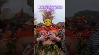 Dancing Group from Hela Tari 49th PNGS Independence Anniversary Celebration Day 2024 short [upl. by Amsirac376]