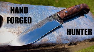 Forging a recurve hunting knife [upl. by Sisenej]