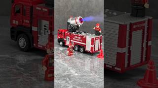 150 Spray Fire Truck Simulation Alloy Sound Light Back [upl. by Hterrag]