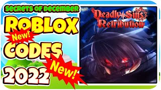 NEW CODES 🎊ANNIVERSARY🎊 Deadly Sins Retribution Roblox GAME ALL SECRET CODES ALL WORKING CODES [upl. by Neetsuj892]