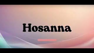 Hosanna  Lyrical  ARRahman  Vijay Prakash  Blaaze  Suzanne DMello [upl. by Bonacci]