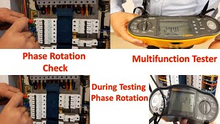 How to Check Phase Rotation I Phase sequence Check with Multi Function Tester [upl. by Towill]