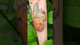 pumpkin tattoo [upl. by Anaihk]