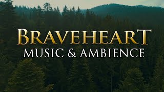 Braveheart Music amp Ambience  Calming Scottish Music with Beautiful Nature in 4K [upl. by Eltsryk]