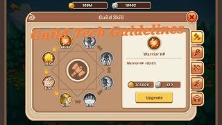 Idle Heroes Guild Tech Guidelines [upl. by Yarehs]