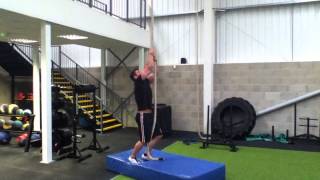 Ross Edgley makes light work of the rope climb [upl. by Apfel]