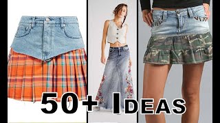 OVER 50 NEW IDEAS TO UPCYCLE OLD JEANS [upl. by Lucille418]