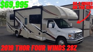 SOLD 2019 Thor Four Winds 28Z Class C Single Slide Less Than 30 Class C RV For 70000 [upl. by Drofnats247]