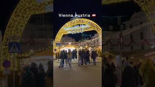 Christmas Market Am Hof Vienna Austria 🇦🇹😍👍❤️ Christmas christmasmarket christmas2024 [upl. by Enamrej]