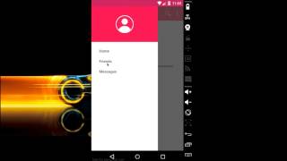 Android Getting Started with Material Design Demo [upl. by Kessiah]