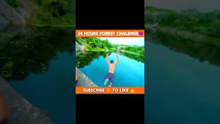 24 Hours Challenge In Forest 😲  MRINDIANHACKER shorts viralshorts [upl. by Vivia]