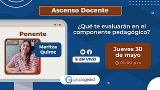 Ejemplos resueltos del componente pedagógico de la Prueba Ascenso y Reubicación Docente [upl. by Matheny]