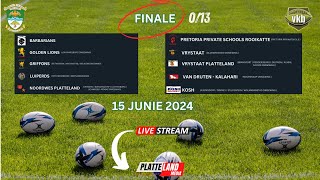 Die O13 VKB Rugbyweek Finale op Frankfort  Dag 3  15 Junie 2024  5 Wedstryde [upl. by Marielle]