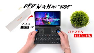 GPD Win Mini Ryzen 8840U First Look New VRR Screen  Faster APU Hands On Testing [upl. by Shetrit]