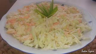 COLESLAW LAHANA SALATASI KFCnin MEŞHUR SALATASI [upl. by Nodnerb626]