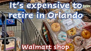 It’s expensive to retire in Orlando  Walmart shop [upl. by Roque]