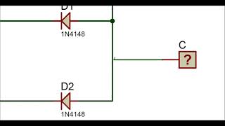 Logic gate using diode simulation [upl. by Iridissa]