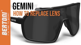 How to replace Bertoni GEMINIs lens  Come sostituire lente Bertoni GEMINI [upl. by Erde645]