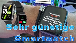 📲⌚️ Yoever Watch IDW20  Sehr günstige 18quot Smartwatch Was kann sie wie fühlt sie sich an [upl. by Alboran588]