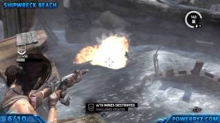 Tomb Raider  Mine Sweeper Challenge Collectibles All Mine Locations [upl. by Bear646]