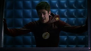 The Flash S2E23  Team Flash Lock Barry In Pipeline [upl. by Nnaaihtnyc]