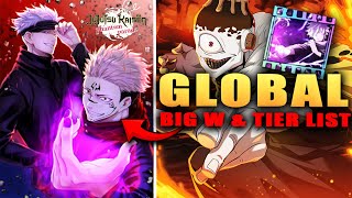 MASSIVE GLOBAL W amp MEMORY TIER LIST Jujutsu Kaisen Phantom Parade [upl. by Navinod]