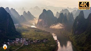 Yangshuo Guangxi🇨🇳 Explore Yangshuos TenMile Gallery by Biking 4K HDR [upl. by Floeter]