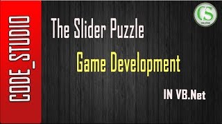 Slider Puzzle Game in VBnet [upl. by Nywloc]