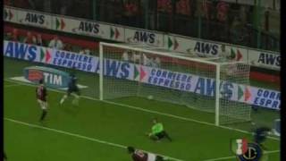 Derby Milano Milan Inter 04 highlights Scarpini [upl. by Bergwall757]