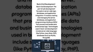 BackEnd Development [upl. by Cirda]