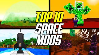 Top 10 Minecraft Space Mods [upl. by Hpesojnhoj289]