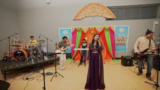 Funky Marmalade LIVE  Adat and Woh Lamhe medley cover at Baybasi Foster City Diwali 2024 [upl. by Savvas325]