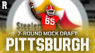 Pittsburgh Steelers 7Round Mock Draft [upl. by Tychonn133]