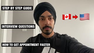 HOW TO APPLY USA TOURIST VISA FROM CANADA  FULL STEP BY STEP GUIDE [upl. by Tsan729]