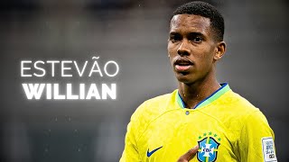 Estevão Willian quotMessinhoquot  Brazilian Wonderkid  2024 [upl. by Kaylil652]