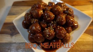 Grape Jelly Barbecue Meatballs  CROCKPOT RECPIES [upl. by Jaehne]